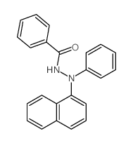 Benzoicacid, 2-(1-naphthyl)-2-phenylhydrazide (8CI)结构式
