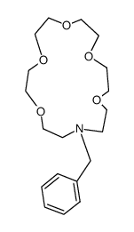 1-benzyl-1-aza-18-crown-6 Structure