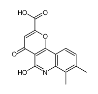 7,8-dimethyl-4,5-dioxo-6H-pyrano[3,2-c]quinoline-2-carboxylic acid Structure