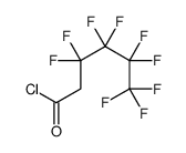 3,3,4,4,5,5,6,6,6-nonafluorohexanoyl chloride Structure