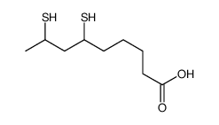 6,8-bis(sulfanyl)nonanoic acid Structure
