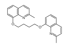 2-methyl-8-[4-(2-methylquinolin-8-yl)oxybutoxy]quinoline Structure