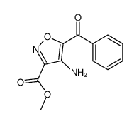 methyl 4-amino-5-benzoyl-1,2-oxazole-3-carboxylate结构式