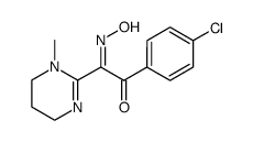 1-(4-Chloro-phenyl)-2-(1-methyl-1,4,5,6-tetrahydro-pyrimidin-2-yl)-ethane-1,2-dione 2-oxime Structure