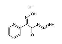 2-hydroxyimino(pyridyl-2')glyoxylic acid azide hydrochloride Structure