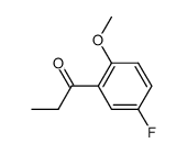 1-(5-fluoro-2-methoxy-phenyl)-propan-1-one Structure