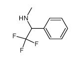 N-methyl α-trifluoromethyl benzylamine Structure