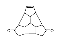 1a,1a1,2,3a,3b,3b1,5a,6,6a,6a1-decahydro-1,6-ethanocyclopenta[cd]pentaleno[2,1,6-gha]pentalene-3,7(1H)-dione结构式