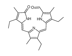 3,8,12-Triethyl-14-formyl-2,7,13-trimethyltripyrrin-1(15H,16H)-one Structure