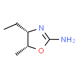 2-Oxazolamine,4-ethyl-4,5-dihydro-5-methyl-,(4R,5S)-rel-(9CI) structure