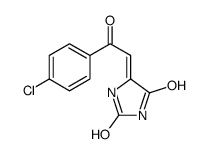 (5Z)-5-[2-(4-chlorophenyl)-2-oxoethylidene]imidazolidine-2,4-dione结构式