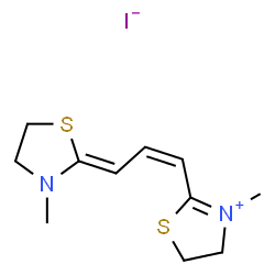 4,5-dihydro-3-methyl-2-[3-(3-methylthiazolidin-2-ylidene)prop-1-enyl]thiazolium iodide picture