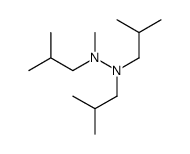1-methyl-1,2,2-tris(2-methylpropyl)hydrazine Structure