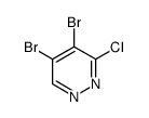 4,5-dibromo-3-chloropyridazine Structure