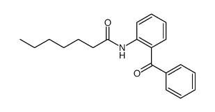 N-(2-benzoylphenyl)heptanamide Structure