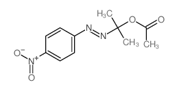 2-Propanol,2-[(4-nitrophenyl)azo]-, acetate (ester) (9CI)结构式