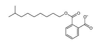 Phthalic Acid 8-Methylnonyl Ester Structure