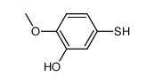 3-Hydroxy-4-methoxythiophenol结构式