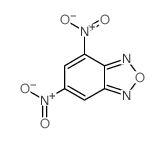 2,1,3-Benzoxadiazole,4,6-dinitro- Structure
