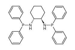 (1R,2R)-(-)-1,2-BIS[(N-DIPHENYLPHOSPHINO)AMINO]CYCLOHEXANE结构式