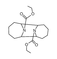 13,14-diaza-tricyclo[6.4.1.12,7]tetradecane-13,14-dicarboxylic acid diethyl ester结构式