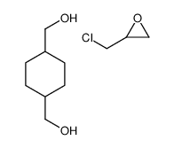 2-(chloromethyl)oxirane,[4-(hydroxymethyl)cyclohexyl]methanol结构式
