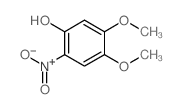 4,5-dimethoxy-2-nitro-phenol structure