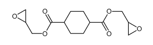 bis(2,3-epoxypropyl)cyclohexane-1,4-dicarboxylate Structure