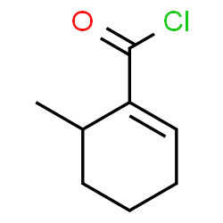 1-Cyclohexene-1-carbonyl chloride, 6-methyl-, (R)- (9CI) Structure