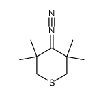 4-diazo-3,3,5,5-tetramethyl-thiacyclohexane Structure