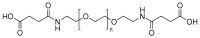 ALPHA,OMEGA-BIS(2-CARBOXYETHYL)POLYETHYLENE GLYCOL 10'000 structure