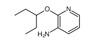 3-Pyridinamine,2-(1-ethylpropoxy)-(9CI) Structure