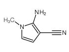 2-AMINO-1-METHYL-1H-PYRROLE-3-CARBONITRILE structure