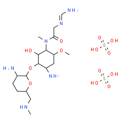 2'-N-Formimidoylistamycin B disulfate tetrahydrate结构式
