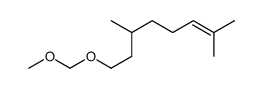 8-(methoxymethoxy)-2,6-dimethyloct-2-ene结构式