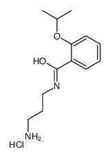 3-[(2-propan-2-yloxybenzoyl)amino]propylazanium,chloride Structure