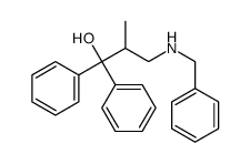 3-(benzylamino)-2-methyl-1,1-diphenylpropan-1-ol结构式