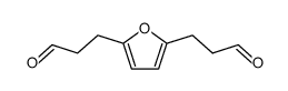 3,3'-(furan-2,5-diyl)dipropanal结构式