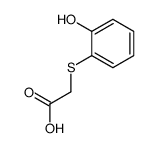 2-(2-hydroxyphenyl)sulfanylacetic acid Structure