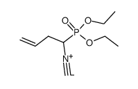 1-Isocyan-3-butenylphosphonsaeure-diethylester Structure