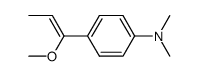 4-(1-methoxyprop-1-en-1-yl)-N,N-dimethylaniline Structure