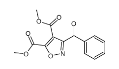 dimethyl 3-benzoyl-1,2-oxazole-4,5-dicarboxylate结构式