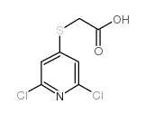 2-[(2,6-DICHLOROPYRIDIN-4-YL)THIO]ACETIC ACID Structure