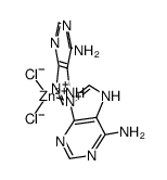 Zn(II)(adenine)2Cl2 Structure