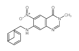 3-methyl-6-nitro-7-(3-phenylpropylamino)quinazolin-4-one Structure