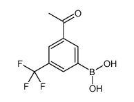 [3-acetyl-5-(trifluoromethyl)phenyl]boronic acid Structure