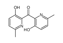 bis(3-hydroxy-6-methylpyridin-2-yl)methanone Structure