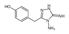 4-[(4,5-diamino-1,2,4-triazol-3-yl)methyl]phenol Structure