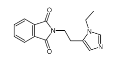 2-[2-(3-ethyl-3H-imidazol-4-yl)-ethyl]-isoindole-1,3-dione结构式