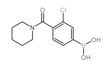 3-CHLORO-4-(PIPERIDINE-1-CARBONYL)PHENYLBORONIC ACID picture